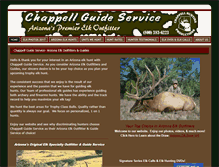 Tablet Screenshot of chappellguideservice.com